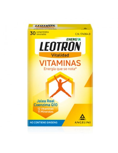 Leotron energía 30 comprimidos